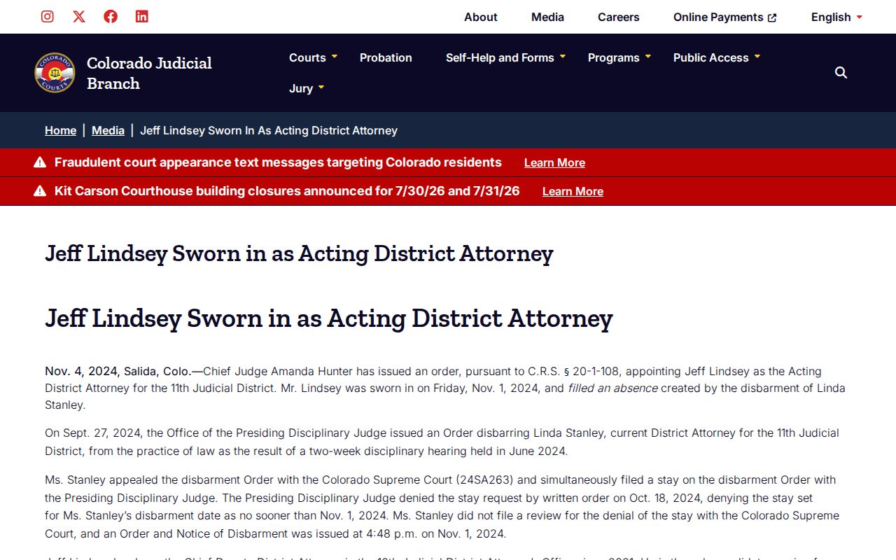 Fremont County arrest records and court charges district attorney